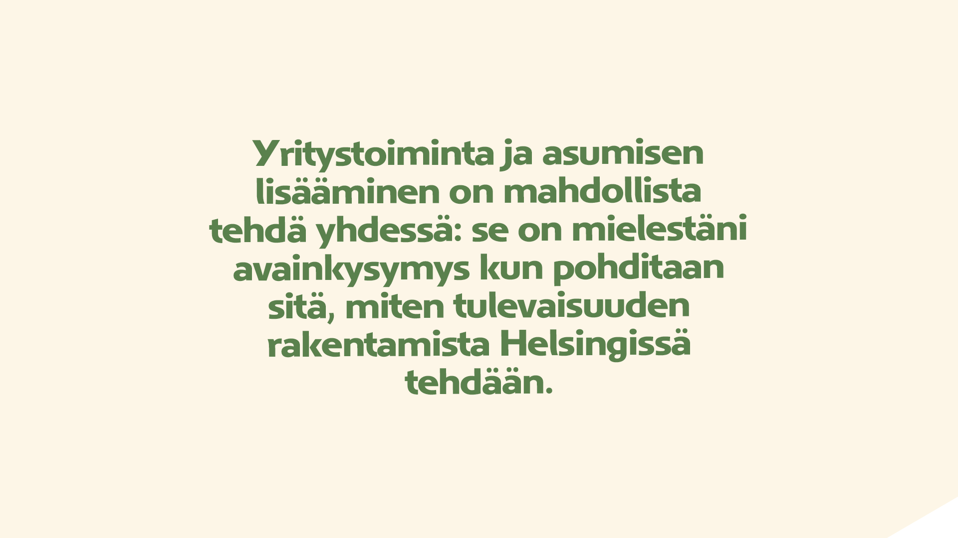 Roihupellon metroaseman rakentaminen palvelisi opiskelijoita, yrityksiä ja kaikkia helsinkiläisiä